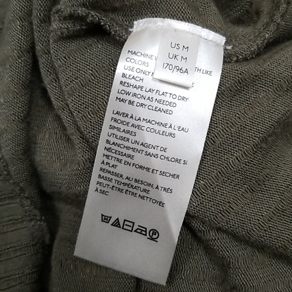 Anthropologie Turtleneck Green Ribbed - Picture 5 of 5